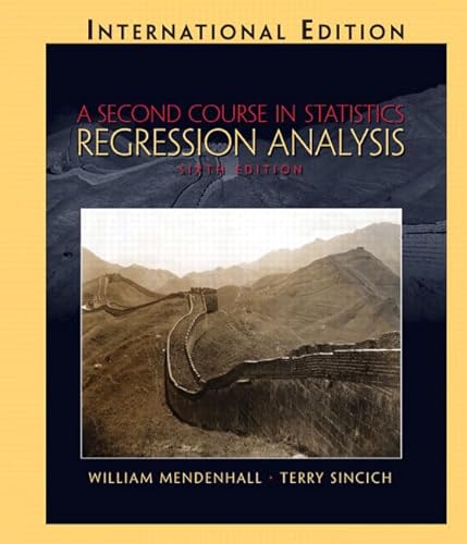 9780131228108: A Second Course in Statistics: Regression Analysis: International Edition