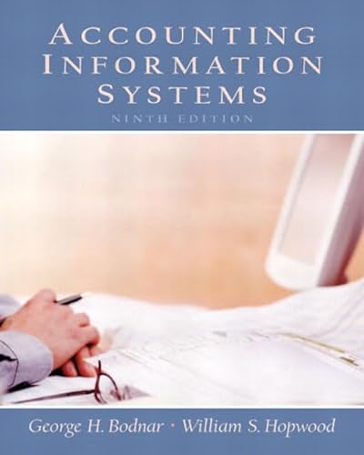 Stock image for Accounting Information Systems: International Edition for sale by Cambridge Rare Books