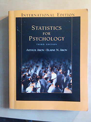 Imagen de archivo de Statistics for Psychology: International Edition a la venta por WorldofBooks