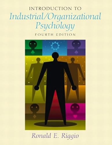 Stock image for Introduction to Industrial and Organizational Psychology: International Edition for sale by medimops