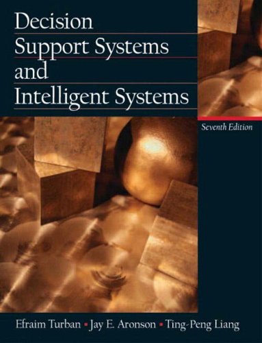 Imagen de archivo de Decision Support Systems and Intelligent Systems (International 7th Edition) a la venta por Plato's Bookshop