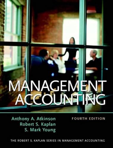 9780131230262: Management Accounting: International Edition