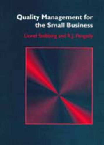 Stock image for Quality Management and the Small Business for sale by Mispah books