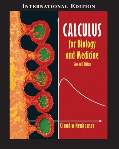 Imagen de archivo de CALCULUS FOR BIOLOGY AND MEDICINE a la venta por Iridium_Books