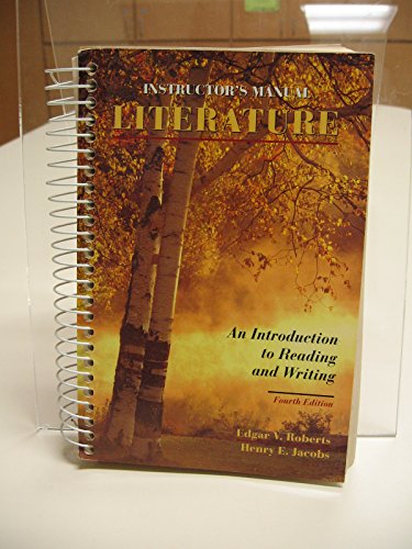 Beispielbild fr Literature An Introduction to Reading and Writing Instructor's Manual zum Verkauf von ThriftBooks-Dallas