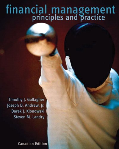 Stock image for Financial Management : Principles and Practice for sale by Better World Books: West