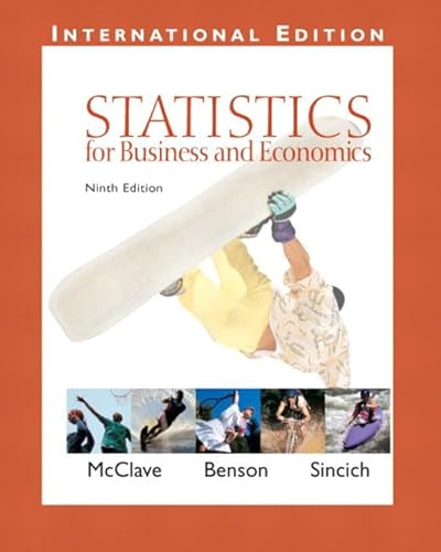 Beispielbild fr Statistics for Business and Economics: International Edition zum Verkauf von Phatpocket Limited