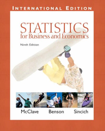 Imagen de archivo de Statistics for Business and Economics: International Edition a la venta por Phatpocket Limited
