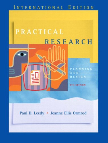 9780131247208: Practical Research: Planning and Design: International Edition