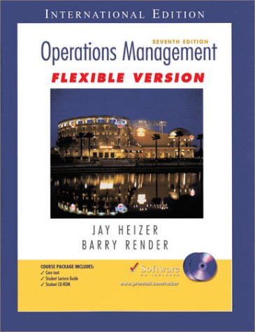 9780131248106: Operations Management Flexible Version Package: International Edition