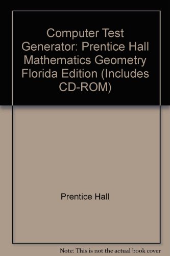 9780131250048: Computer Test Generator: Prentice Hall Mathematics Geometry Florida Edition