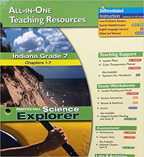 Stock image for Prentice Hall Science Explorer Grade 7 Indiana Teacher's Edition [Hardcover] for sale by Allied Book Company Inc.