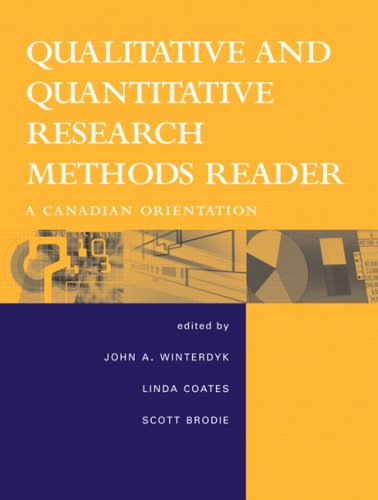 9780131268180: Quantitative and Qualitative Research Methods Reader: A Canadian Orientation