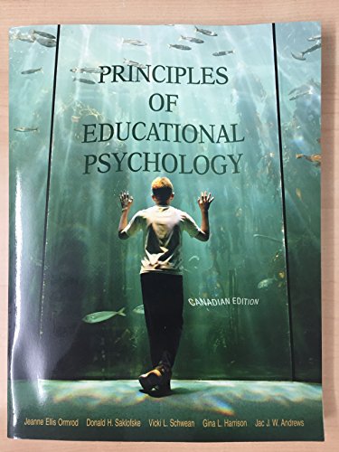 9780131269736: Principles of Educational Psychology, Canadian Edition