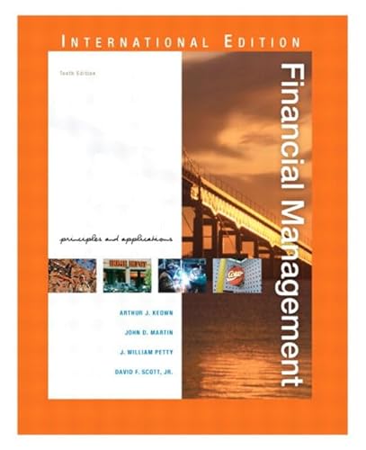 Imagen de archivo de Financial Management: Principles and Applications: International Edition a la venta por Ammareal