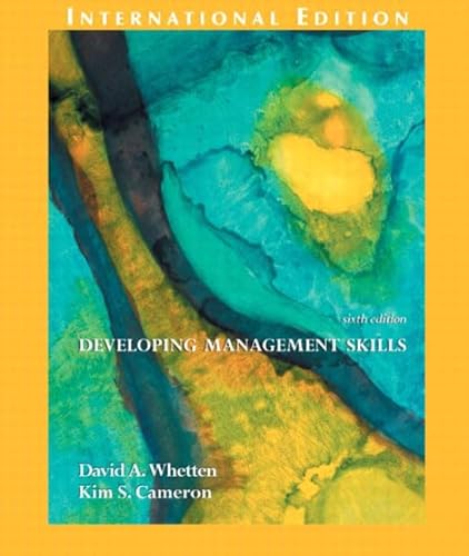 Stock image for Developing Management Skills for sale by Better World Books