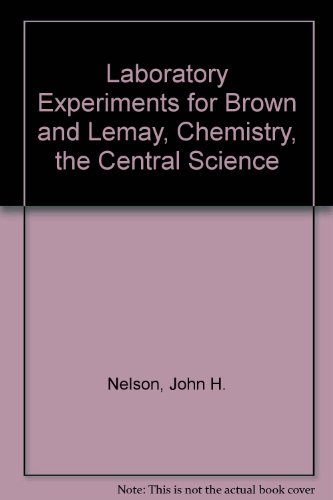 Imagen de archivo de Laboratory Experiments for Brown and Lemay, Chemistry, the Central Science a la venta por Better World Books