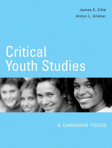 Imagen de archivo de Critical Youth Studies : A Canadian Focus a la venta por Better World Books