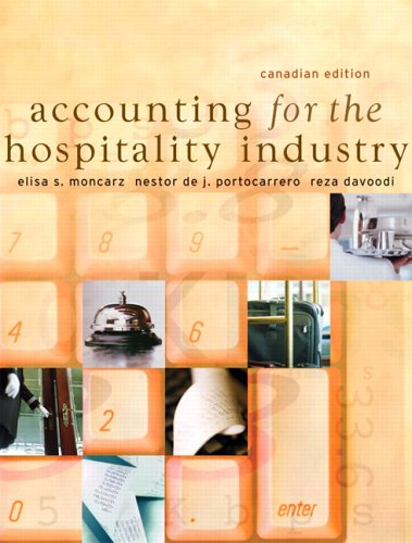 Stock image for Accounting for the Hospitality Industry, Canadian Edition for sale by Books Unplugged