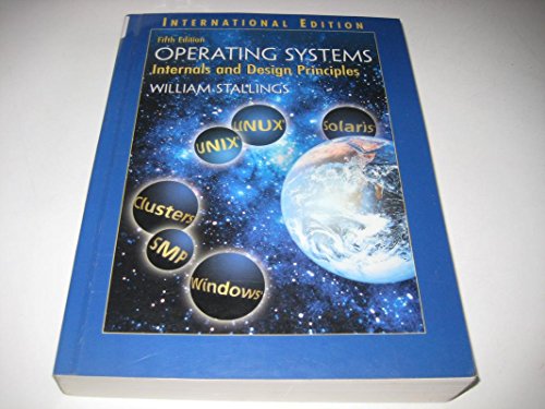 Stock image for Operating Systems: Internals and Design Principles: International Edition for sale by WorldofBooks