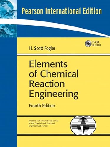Imagen de archivo de Elements of Chemical Reaction Engineering a la venta por Better World Books