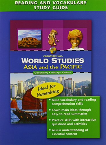 Stock image for WORLD STUDIES: ASIA AND THE PACIFIC READING AND VOCABULARY STUDY GUIDE ENGLISH 2005C for sale by The Book Cellar, LLC
