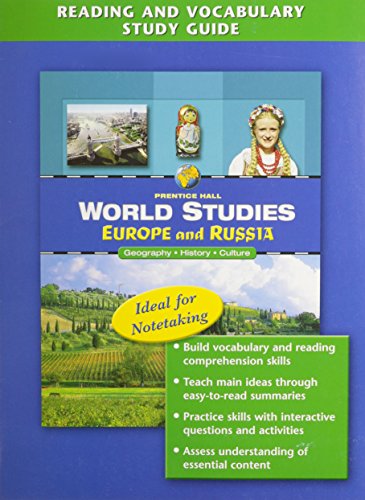 Beispielbild fr World Studies: Europe And Russia Reading And Vocabulary Study Guide English 2005c ; 9780131280205 ; 0131280201 zum Verkauf von APlus Textbooks