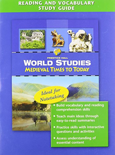 Stock image for World Studies: Medieval Times to Today - Reading and Vocabulary Study Guide for sale by Iridium_Books