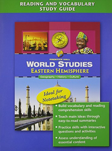 9780131280762: World Studies: Eastern Hemishpere Reading and Vocabulary Study Guide English 2005c