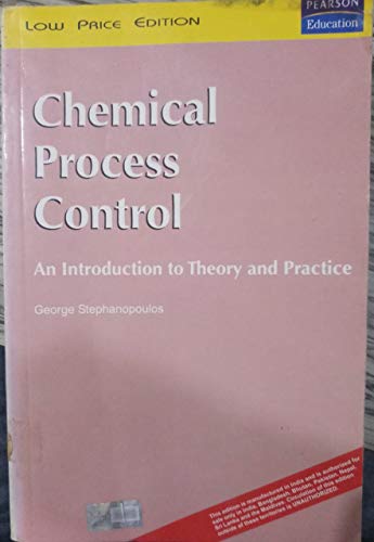 Stock image for Chemical Process Control: An Introduction to Theory and Practice: International Edition for sale by Quin's Book Store