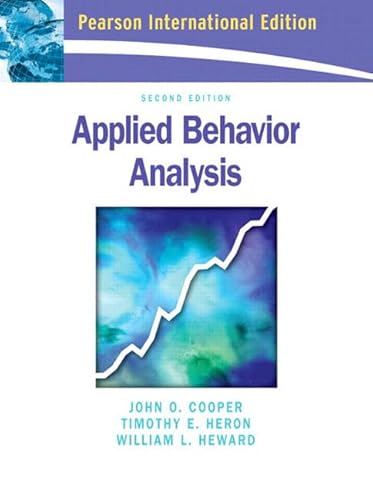 9780131293274: Applied Behavior Analysis:International Edition