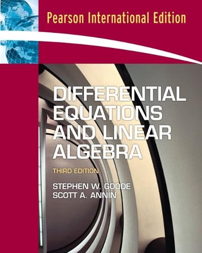 9780131293397: Differential Equations and Linear Algebra:International Edition