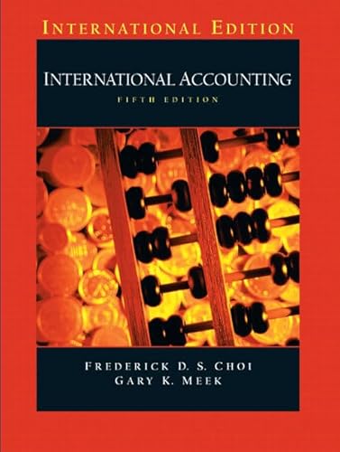 Beispielbild fr International Accounting: International Edition zum Verkauf von WorldofBooks