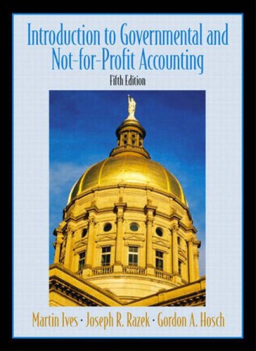 9780131293625: Introduction to Government and Non-for-Profit Accounting: International Edition