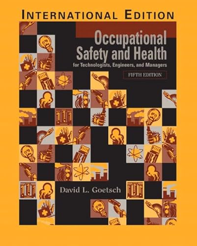 Stock image for OCCUPATIONAL SAFETY AND HEALTH FOR TECHNOLOGISTS, for sale by Iridium_Books
