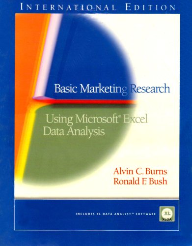 Beispielbild fr Basic Marketing Research: Using Microsoft Excel Data Analysis: International Edition zum Verkauf von WorldofBooks