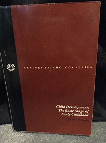 Imagen de archivo de Child development: The basic stage of early childhood (The Century psychology series) a la venta por Irish Booksellers