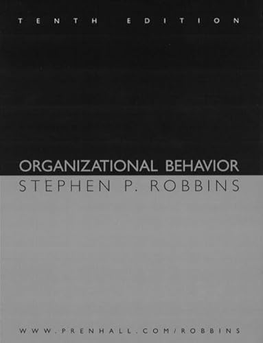 Organizational Behavior (9780131306561) by Robbins, Stephen P.