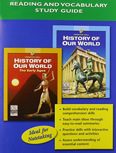 Beispielbild fr Prentice Hall History of Our World Reading and Vocabulary Study Guide 2005c zum Verkauf von ThriftBooks-Dallas