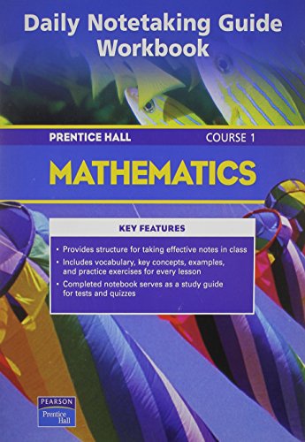 PRENTICE HALL MATH COURSE 1 DAILY NOTETAKING GUIDE 2004C (9780131314771) by Prentice Hall