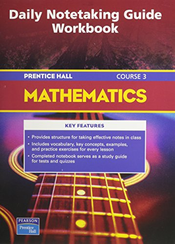 Stock image for Mathematics: Daily Note Taking Guide workbook-course 3 for sale by The Book Cellar, LLC