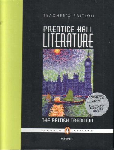 9780131317611: LITERATURE:BRITISH TRADITION V.1 (TE)(PENG)