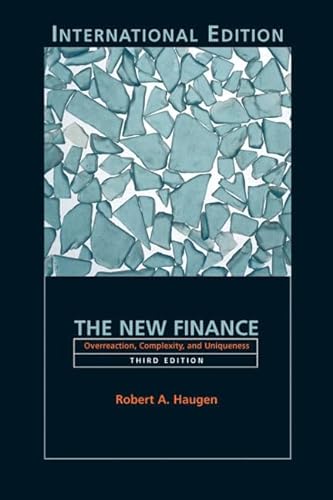 9780131327894: The New Finance: Overreaction, Complexity and Uniqueness: International Edition
