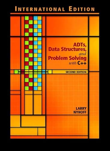 Imagen de archivo de ADTs, Data Structures, and Problem SoNyhoff, Larry R. a la venta por Iridium_Books