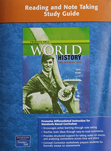 Imagen de archivo de World History : Reading and Notetaking Study Guide, Modern a la venta por Better World Books