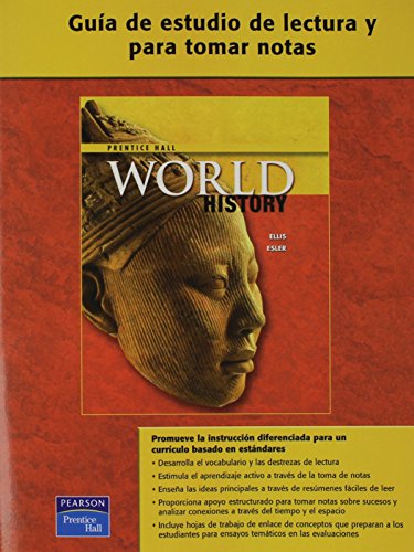9780131333543: World History Spanish Reading and Note Taking Study Guide Survey 2007c
