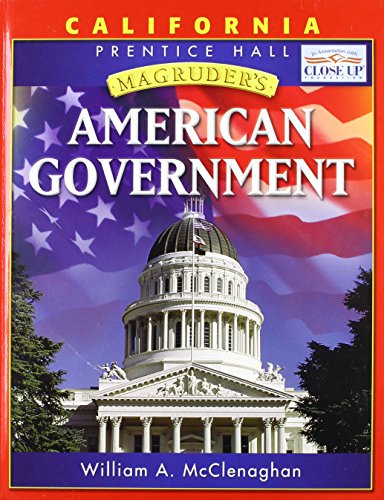 Imagen de archivo de Magruder's American Government: California Edition a la venta por KuleliBooks