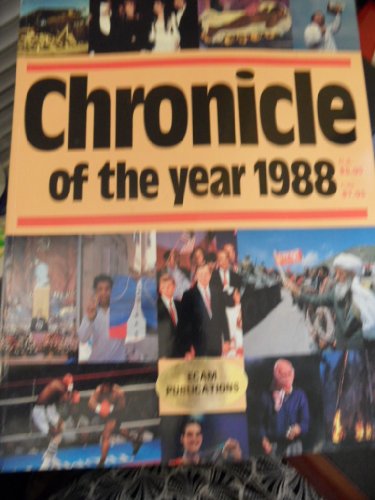 Imagen de archivo de Chronicle of the Year 1988 a la venta por Wonder Book