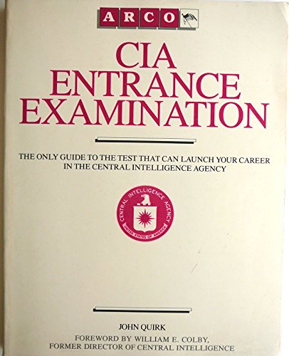 Beispielbild fr CIA Entrance Examination zum Verkauf von Jenson Books Inc