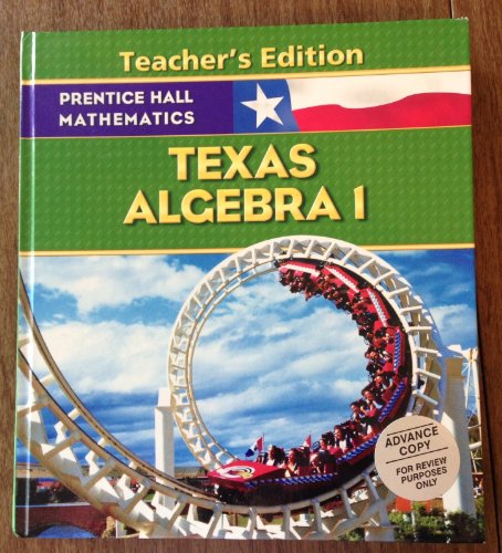 9780131340121: Texas Algebra 1 - Teacher's Edition - Prentice Hal